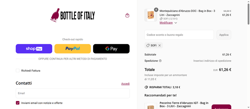 Up to 20% Off at Bottle of Italy - Save Big on Liqueurs
